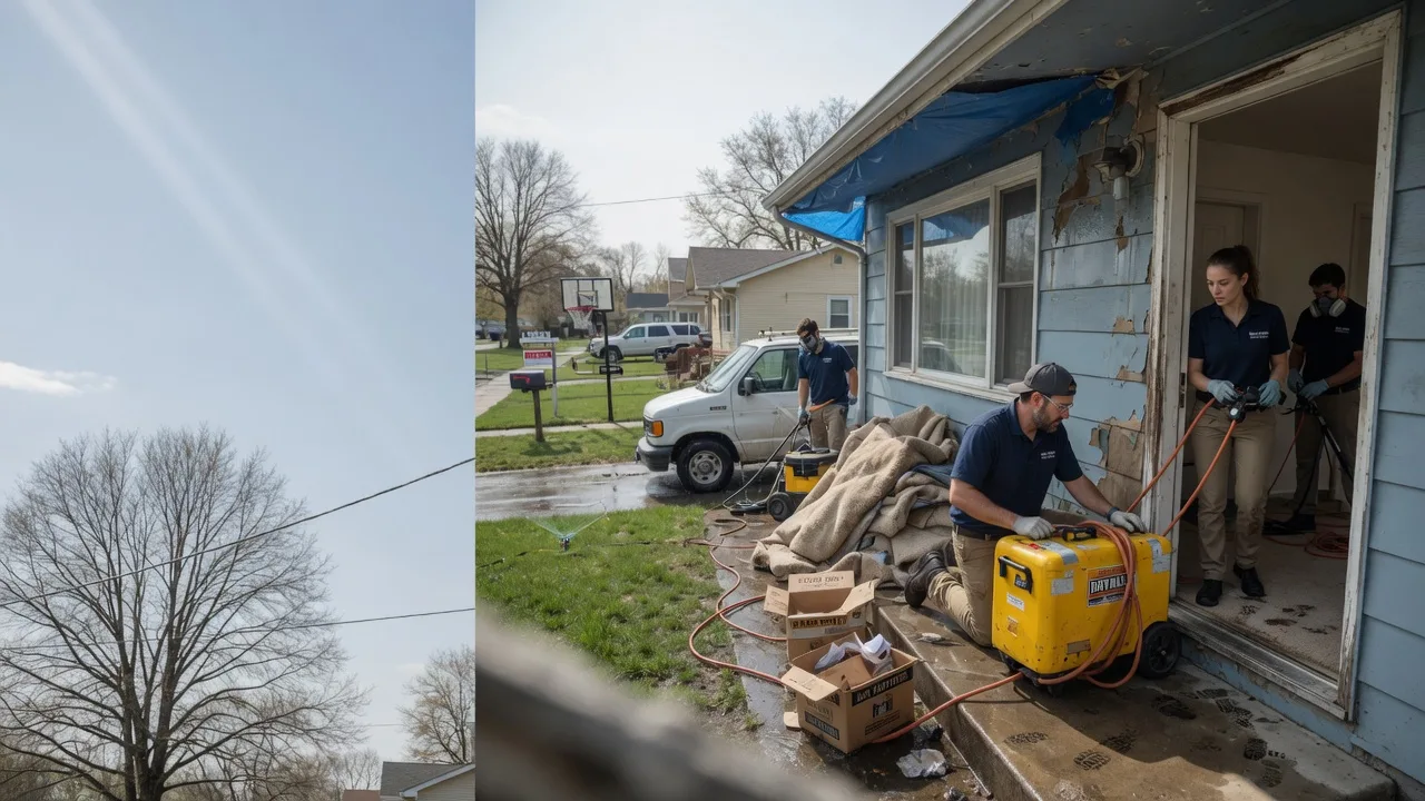 Basement Flood Cleanup in Blue Springs, NE near me
